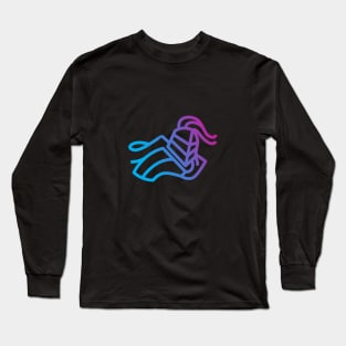 monoline knight Long Sleeve T-Shirt